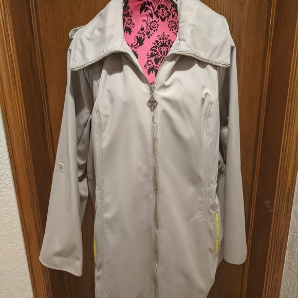 dennis basso Jackets & Blazers - Dennis Basso rain jacket